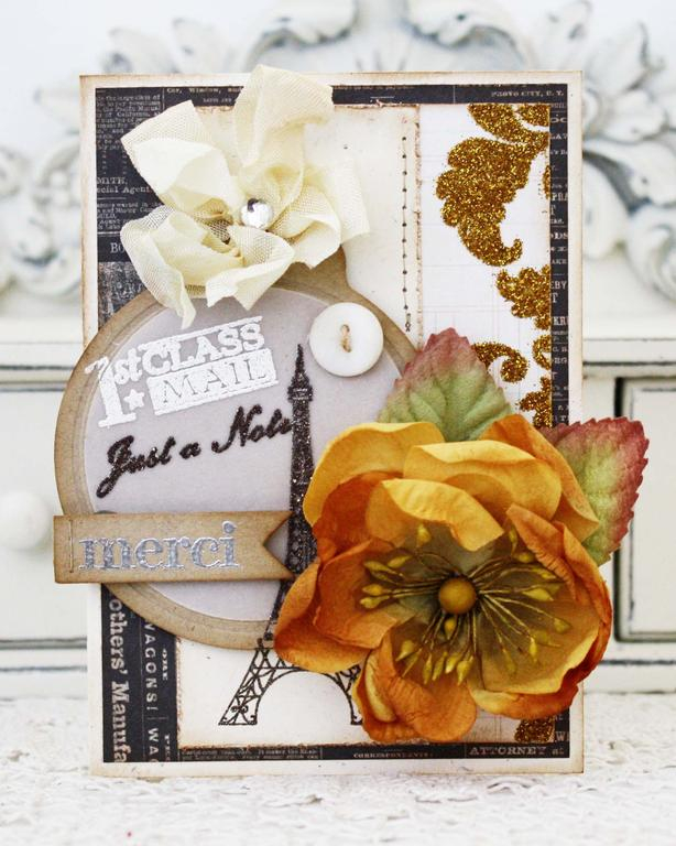 Papertrey Ink Supplies Used:<br />
Stamps:<br />
City Scene and Postmarks<br />
Tools:<br />...