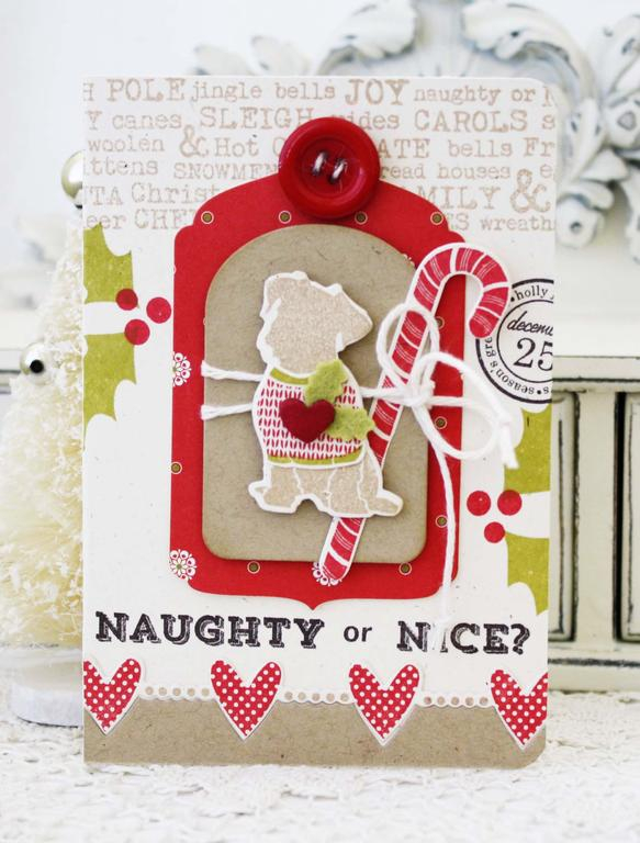 Papertrey Ink Supplies Used:<br />
Stamps:<br />
Background Basics:  Christmas Joy, Come All...