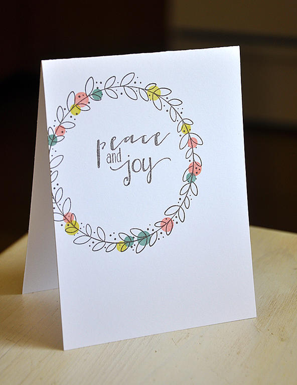 Peace and Joy Card