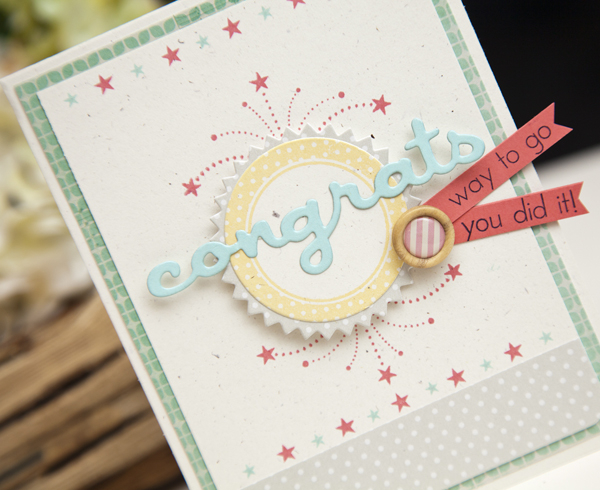 Supplies<br />
<br />
Stamps: Wonderful Words: Congrats, Red, White &amp; Blue, Tag-Its #2<br...