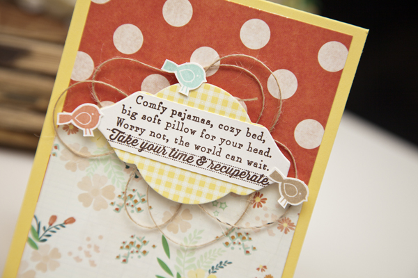 Supplies<br />
<br />
Stamps: Inside &amp; Out: Well Wishes, Tag-Its #2<br />
Ink: Dark...