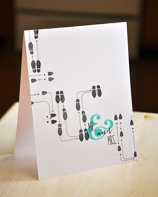 Stamps: Grand Ampersand &amp; Fancy Footwork<br />
Ink: True Black &amp; Hawaiian Shores<br />...