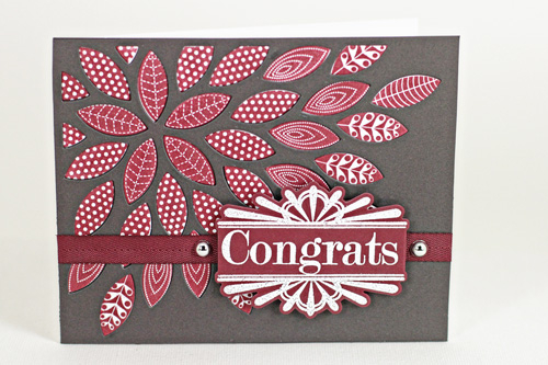 Boutique Borders: Congrats<br />
Stamps: Boutique Borders: Congrats, Mighty Oak<br />...