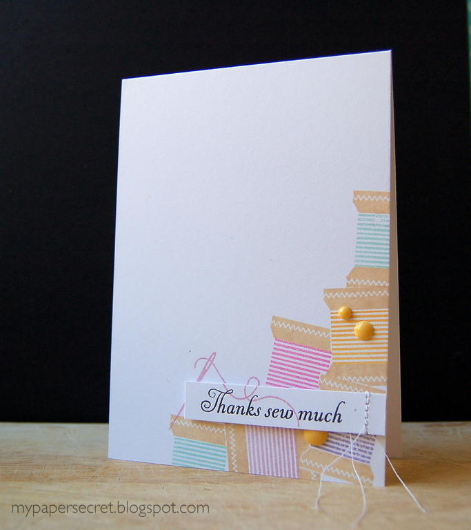 Cardstock: white<br />
Stamps: Stitched With Love<br />
Ink: fine linen, hibiscus burst,...