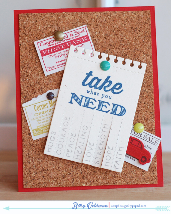 stamps:  inside &amp; out: well wishes, BB: newsprint, city scene<br />
ink:  pure poppy,...