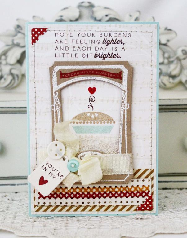 Supplies Used from Papertrey Ink:<br />
Stamps:<br />
Inside &amp; Out:  Get Well Wishes, My...