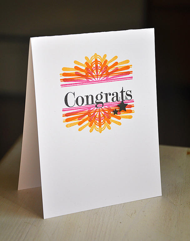 Stamps: Boutique Borders: Congrats<br />
Ink: Raspberry Fizz, Orange Zest, Summer Sunrise &amp;...