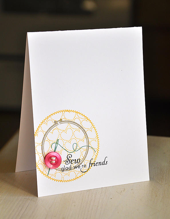 Stamps: Stitched with Love<br />
Ink: Summer Sunrise, Ocean Tides, True Black and Hero Arts Wet...