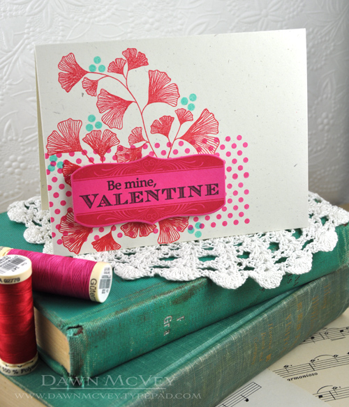 Paper: rustic cream, raspberry fizz<br />
Stamps: Harvest Berries, Polka Dot Basics II,...