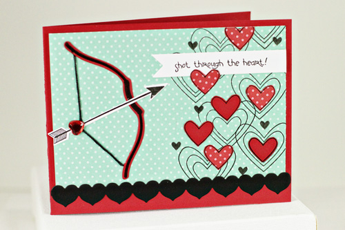 Stamps: Cupid&#039;s Arrow<br />
Cardstock: Pure Poppy, True Black, Stamper&#039;s Select...