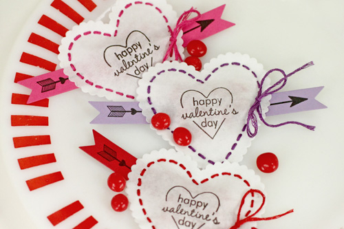 Stamps: It&#039;s a Banner Day, Cupid&#039;s Arrow, Tremendous Treats: Valentine&#039;s<br />...