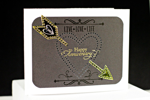 Stamps: Love is All You Need, Over Under Easy, Calendar Basics, Live Love Life<br />
Dies:...