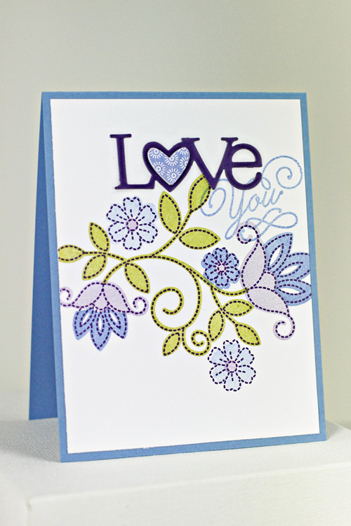 Stamps: Solid Stitches and Swirls, Stitches and Swirls, Happy Hearts, Simply You<br />...