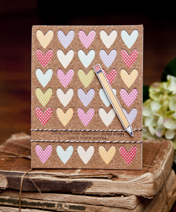 Supplies<br />
<br />
Stamps: Happy Hearts, Teach &amp; Inspire<br />
Ink: True Black, Summer...