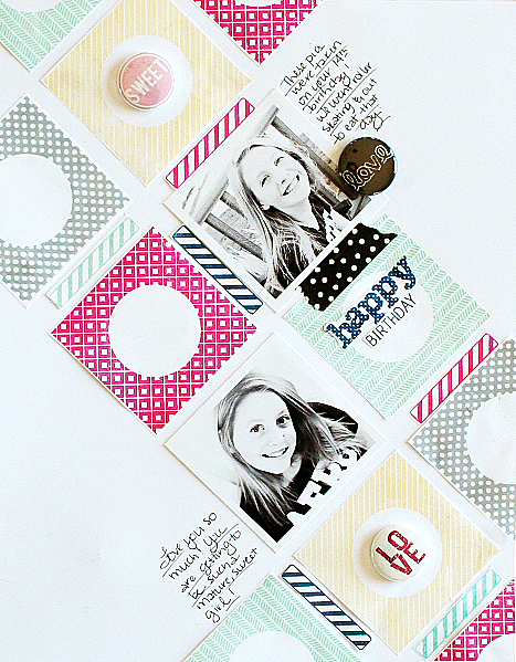 STAMPS: Four Square, Polka Dot Parade #12, and Polka Dot Parade Alphabet<br />
INK: Harvest...