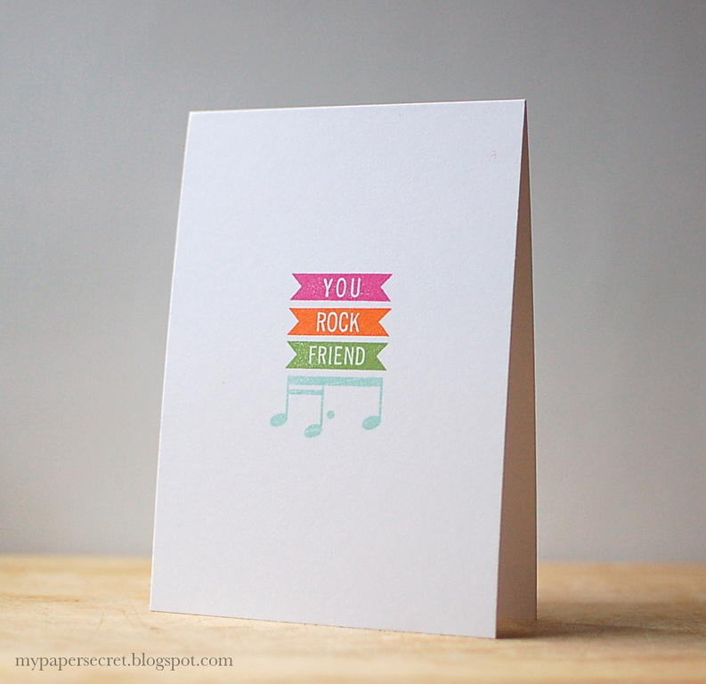 Cardstock: white<br />
Stamps: Life&#039;s Music, Four Square, Harvest Berries (for the small...