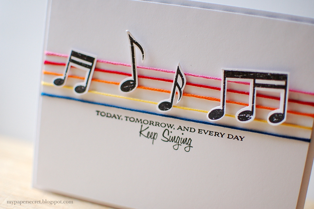 Cardstock: white<br />
Stamps: Life&#039;s Music, Words of Comfort<br />
Ink: Versafine (onyx...