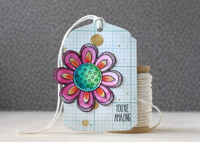 pattern paper-echo park<br />
ink: true black<br />
stamps: Doodlie do<br />
watercolors<br...