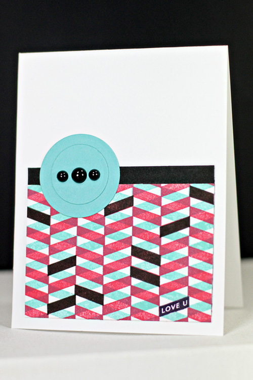 Stamps: BB: Diagonals, Diagonal Additions<br />
Cardstock: Stamper&#039;s Select White, True...