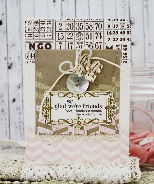 Papertrey Ink Supplies Used:<br />
Stamps:<br />
Boutique Borders:  Friends, Background...