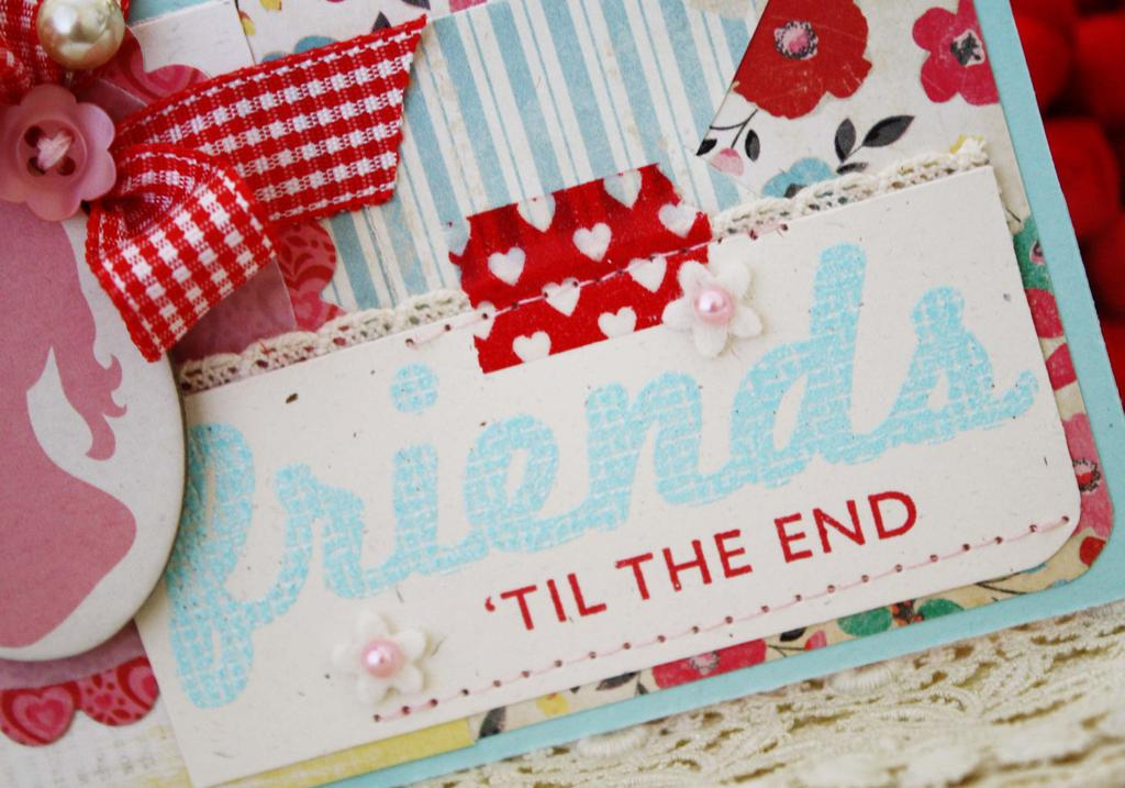 Papertrey Ink Supplies Used:<br />
Stamps:<br />
Wonderful Words - Friends<br />
Ink:<br />...