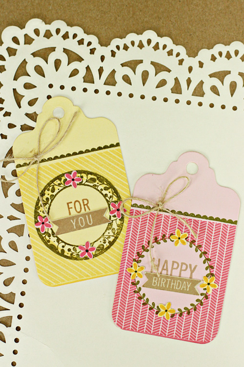 Stamps: Four Square, Faux Ribbon, Best is Yet To Be, Tag-its #3, <br />
<br />
Tag Sale #12<br...