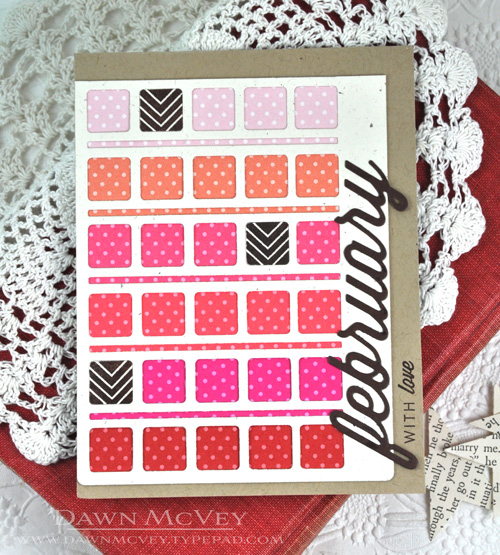 Paper: rustic cream, kraft, dark chocolate, bitty dot papers: sweet blush, melon berry, hibiscus...