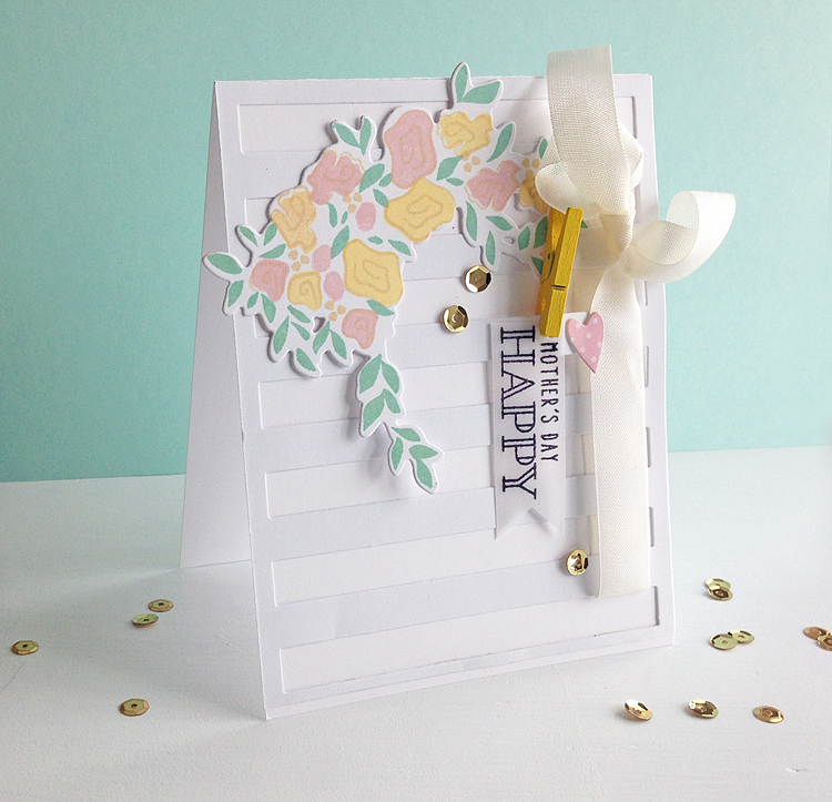 STAMPS: Garden Grace<br />
INK: True Black, Harvest Gold, Sweet Blush, Aqua Mist, Fine Linen<br...