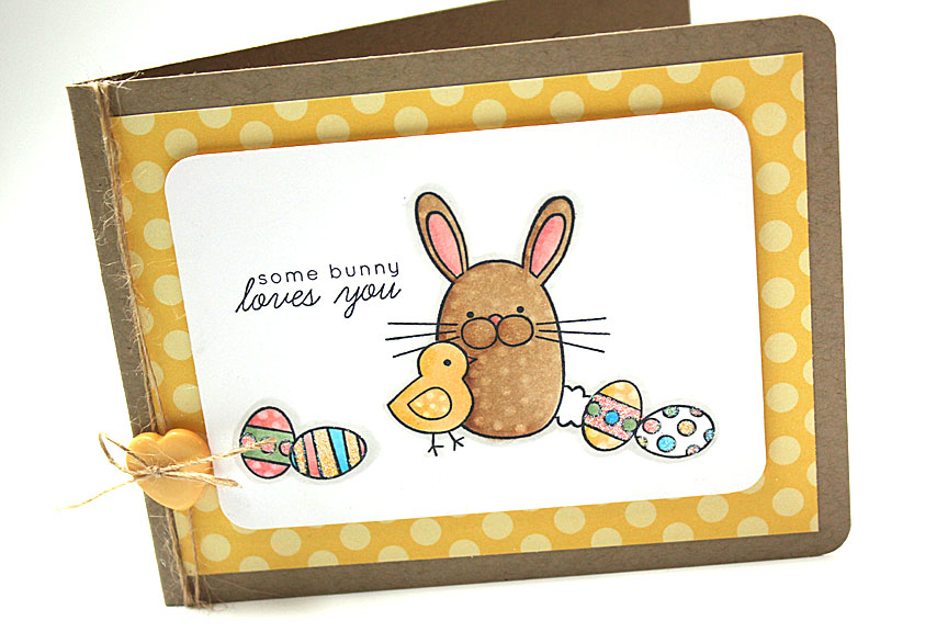 size: 5 1/2&quot; x 4 1/4&quot;<br />
<br />
stamps: Hippity Hoppity<br />
<br />
ink:...