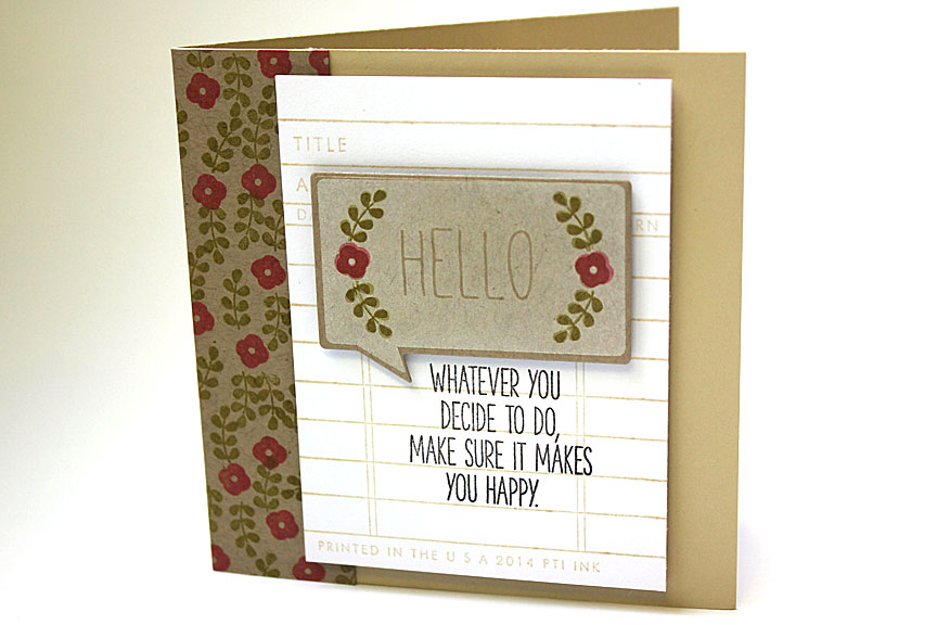 size: 4 1/4&quot; x 4 1/4&quot;<br />
<br />
stamps: Sweet Speech, A Little Inspiration,...