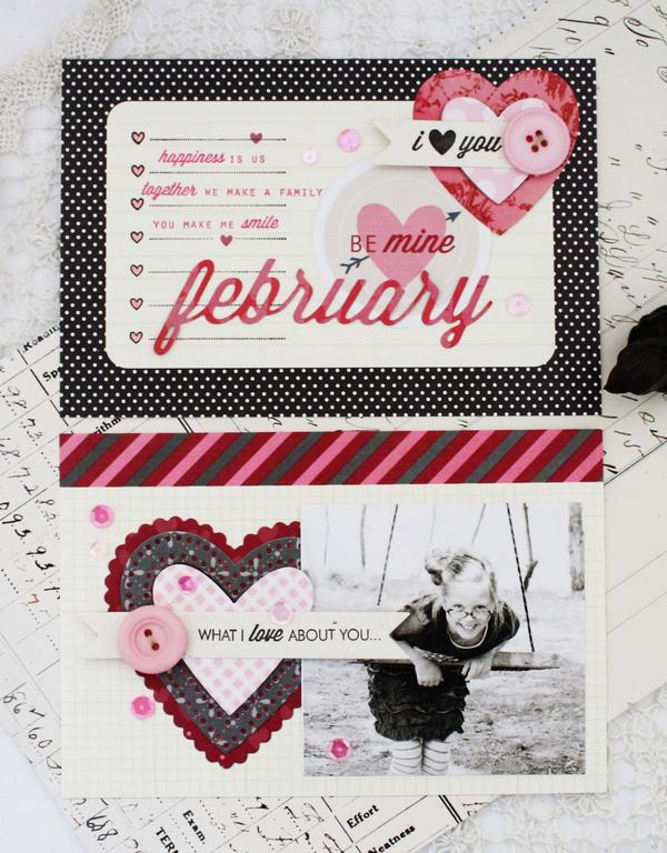 Papertrey Ink Supplies Used:<br />
Monthly Moments: February stamp set<br />
-Monthly Moments:...