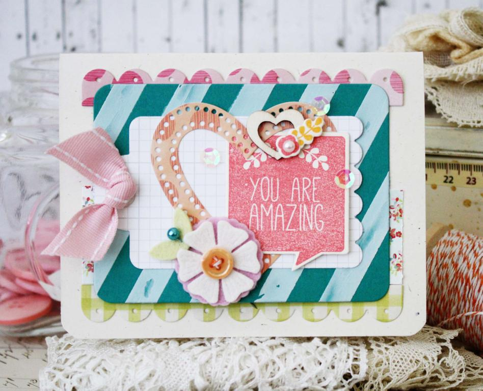 Papertrey Ink Supplies Used:<br />
Stamps:<br />
Sweet Speech<br />
Ink:<br />
Berry...