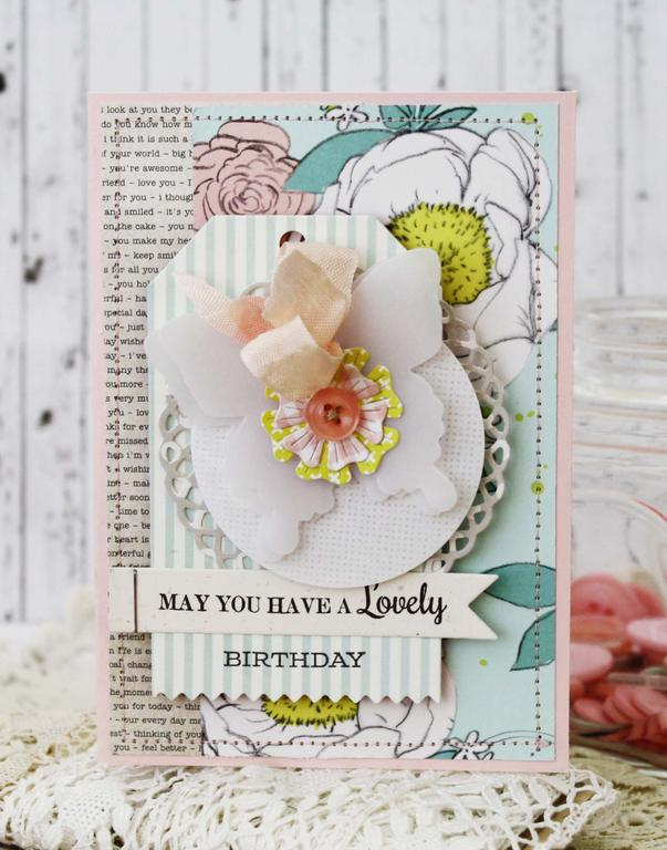 Papertrey Ink Supplies Used:<br />
Stamps:<br />
Birthday Classics:  February and Keep It...