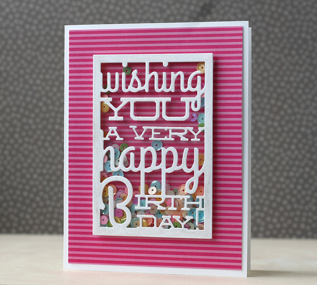 cardstock: stamper&#039;s select white<br />
pattern paper: raspberry fizz stripe<br />
die:...