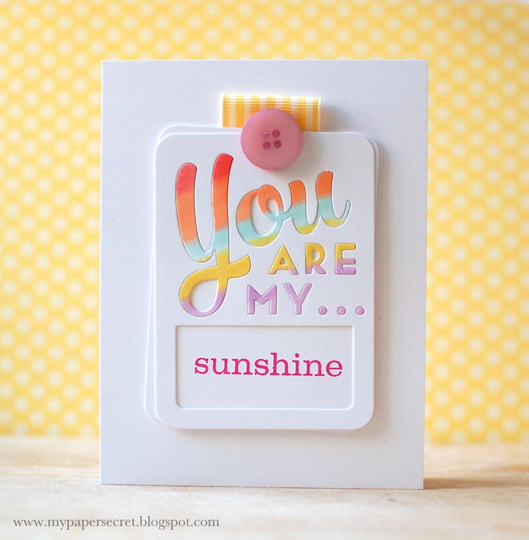 Cardstock: white<br />
Stamps: Phrase Play<br />
Ink: raspberry fizz<br />
Dies: Phrase Play...