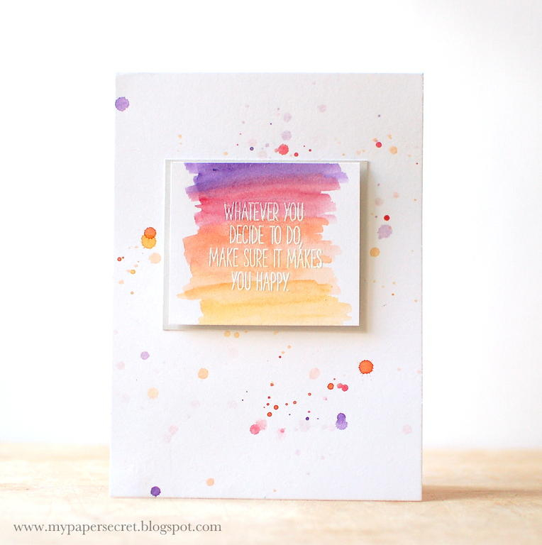 Cardstock: white, soft stone<br />
Stamps: A Little Inspiration<br />
Ink: Versamark<br />...