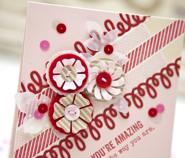 Supplies<br />
<br />
Stamps: Building Blocks<br />
Ink: Pure Poppy, Sweet Blush, Fine...