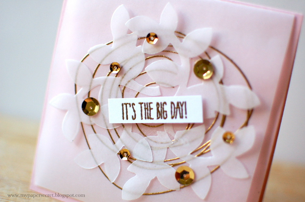 Cardstock: white, sweet blush<br />
Specialty paper: vellum<br />
Stamps: Circle Scribbles,...