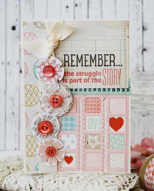 Papertrey Ink Supplies Used:<br />
Stamps:<br />
Day by Day Blocks and A Little Inspiration<br...
