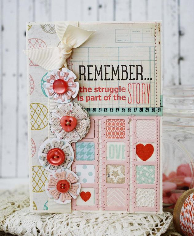 Papertrey Ink Supplies Used:<br />
Stamps:<br />
Day by Day Blocks and A Little Inspiration<br...