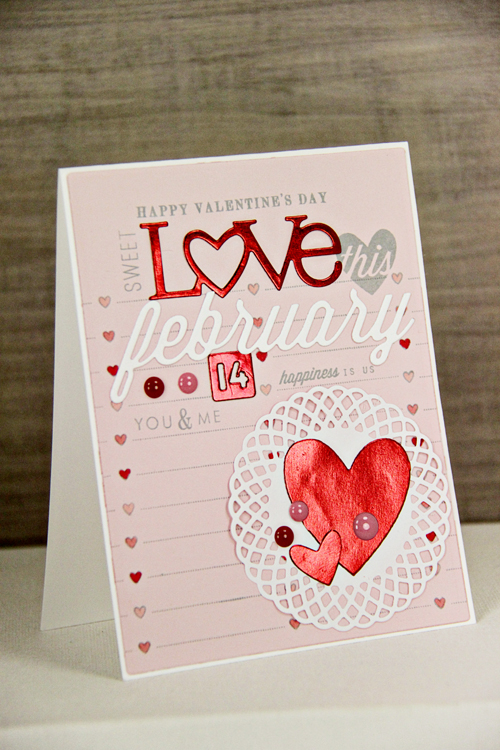 Stamps: Monthly Moments: February, Wonderful Words: Love, Sweet <br />
<br />
Love<br />...