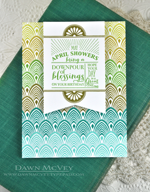 Paper: stamper&#039;s select white<br />
Stamps: Background Basics: Art Deco, Gatsby Glamour,...