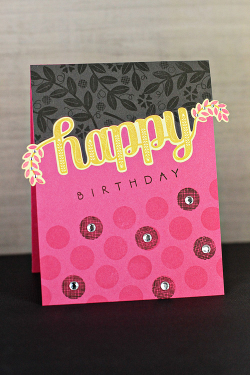 Cardstock: Smokey Shadow, Harvest Gold, Raspberry Fizz<br />
Ink: True Black, Summer Sunrise,...