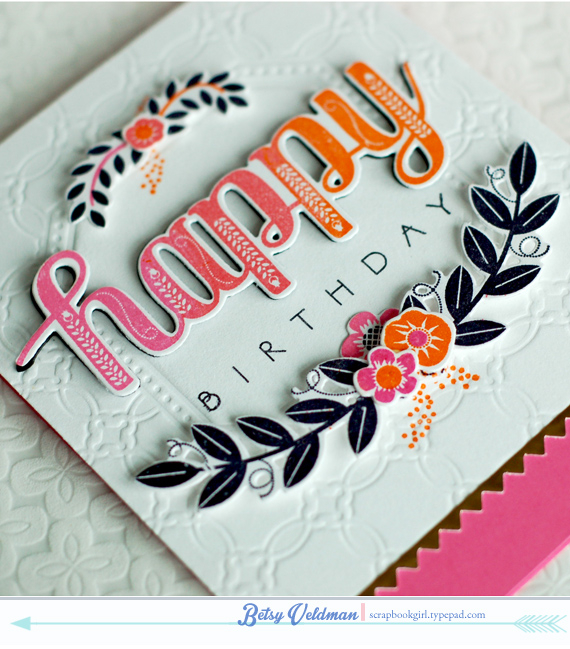 stamps: embellished elegance<br />
ink: hibiscus burst, berry sorbet, orange zest, true...