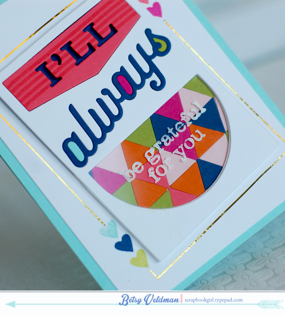 stamps: phrase plate#2, BB: super stripes<br />
ink:  enchanted evening, aqua mist, limeade...