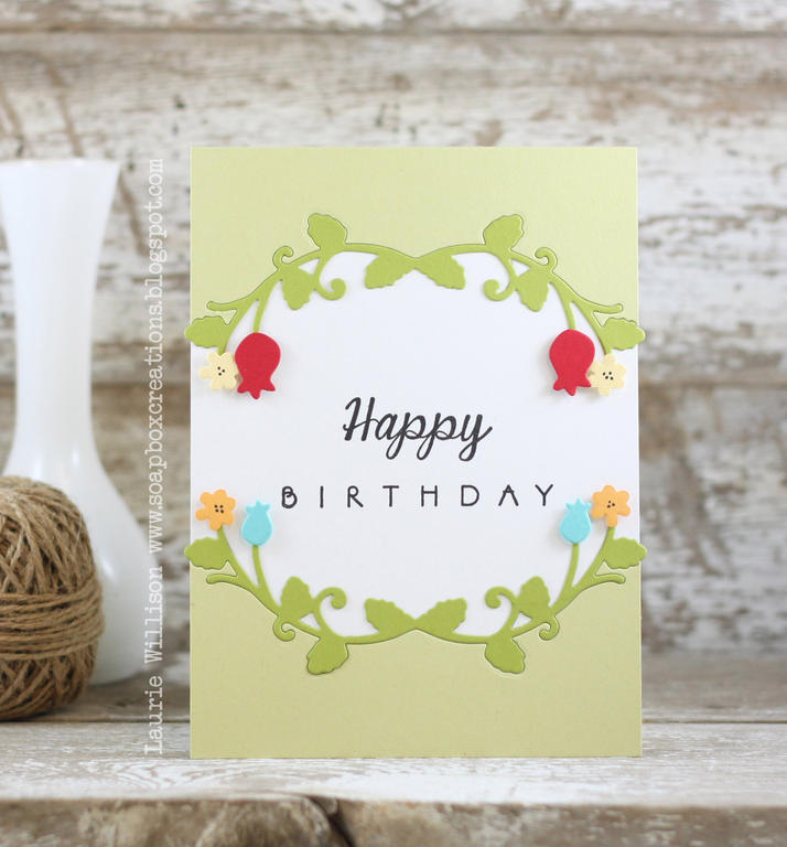 Stamps: Embellished Elegance<br />
Paper: Spring Moss, Simply Chartreuse, Pure Poppy, Hawaiian...