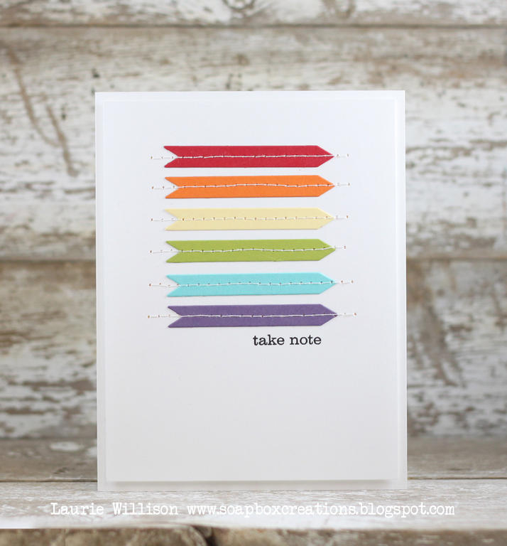 Stamps: A Few Pointers<br />
Paper: Stampers Select White, Pure Poppy, Summer Sunrise, Lemon...