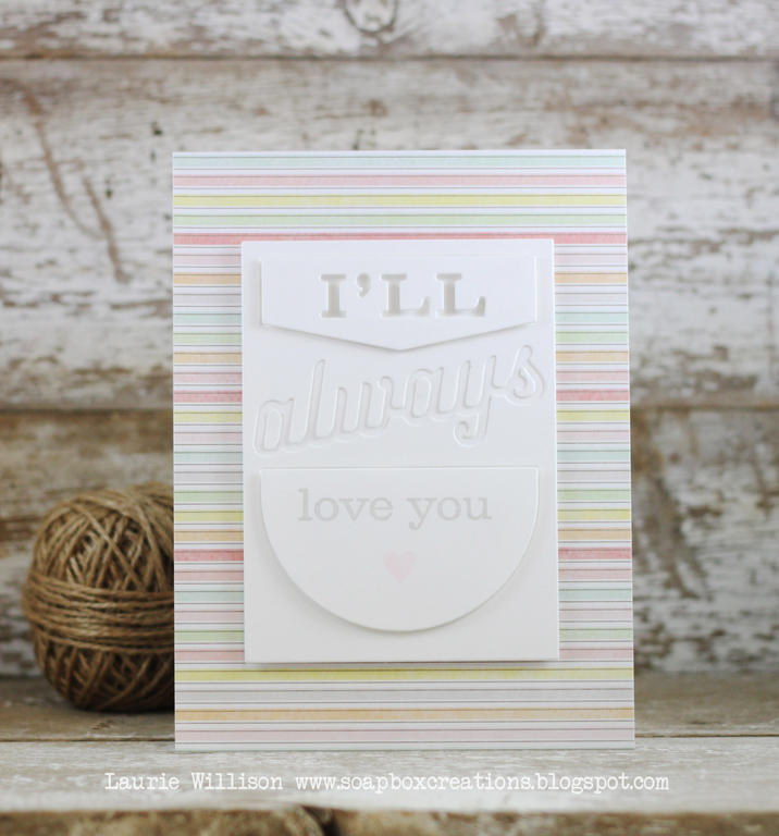 Stamps: Phrase Play #2<br />
Paper: Stampers Select White, Dear Lizzy Neapolitan<br />
Ink:...