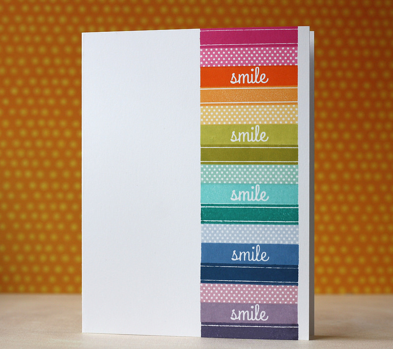 Cardstock: Stamper&#039;s Select White<br />
Stamps: Just Smile<br />
Ink: Raspberry Fizz,...