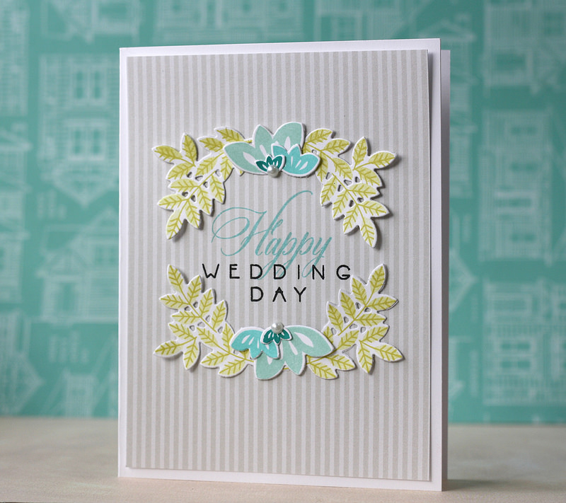 Cardstock: Stamper&#039;s Select White<br />
Soft Stone striped pattern paper<br />
Ink: True...